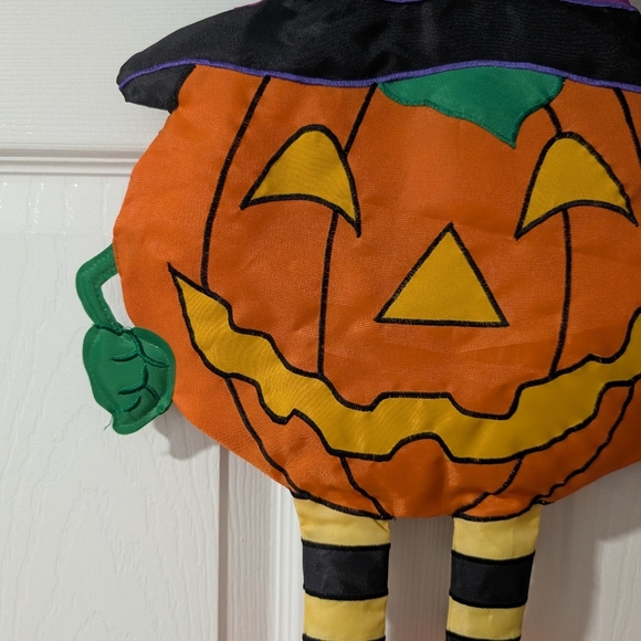 NCE 2003 Halloween Jack O'Lantern with Witch Hat Hanging Decorations - 22 inches - Picture 3 of 10